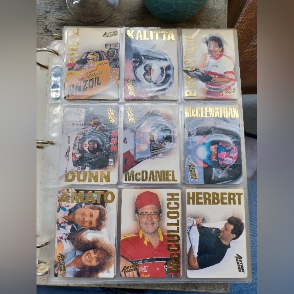 1994 Action Packed NASCAR & NHRA Gold Foil Insert Lot